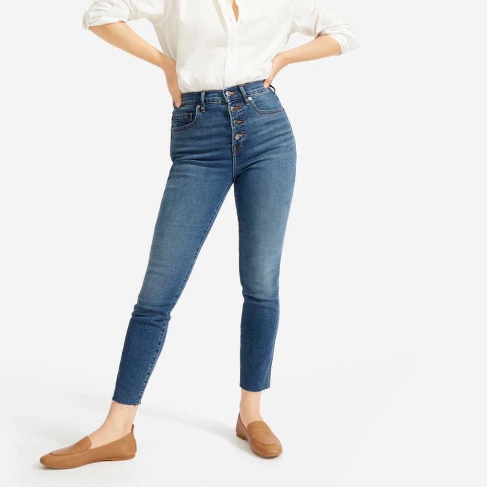 Authentic Stretch High-Rise Skinny Button Fly Jean